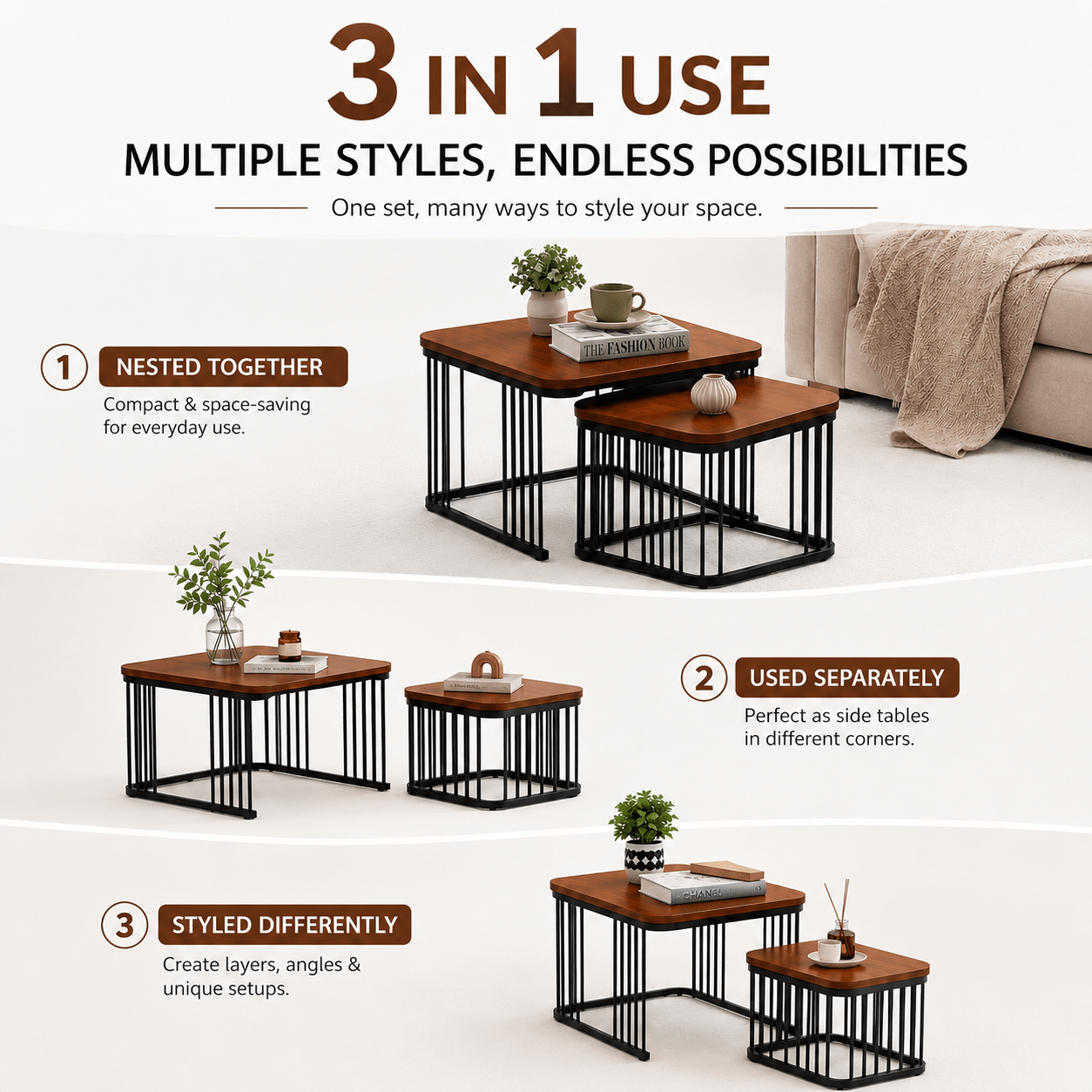 Alden Nesting Tables - Plush Livings
