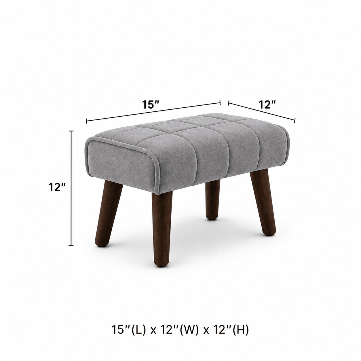 Ashford footrest ottoman - Plush Livings