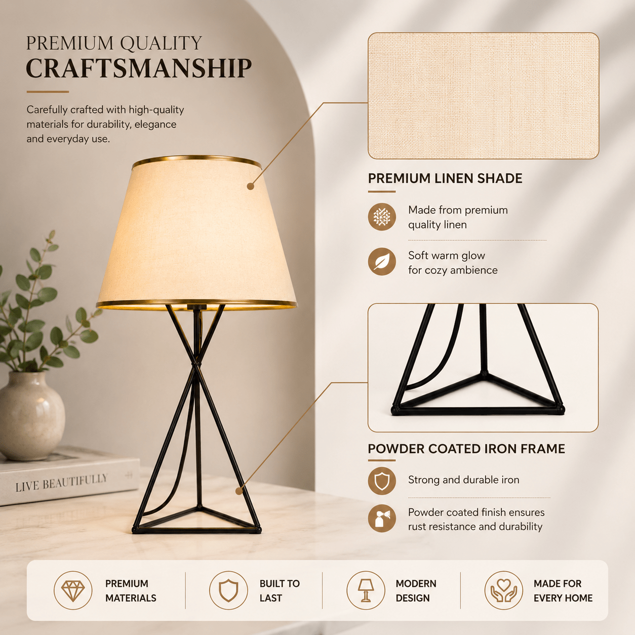 Astra Table Lamp - Plush Livings