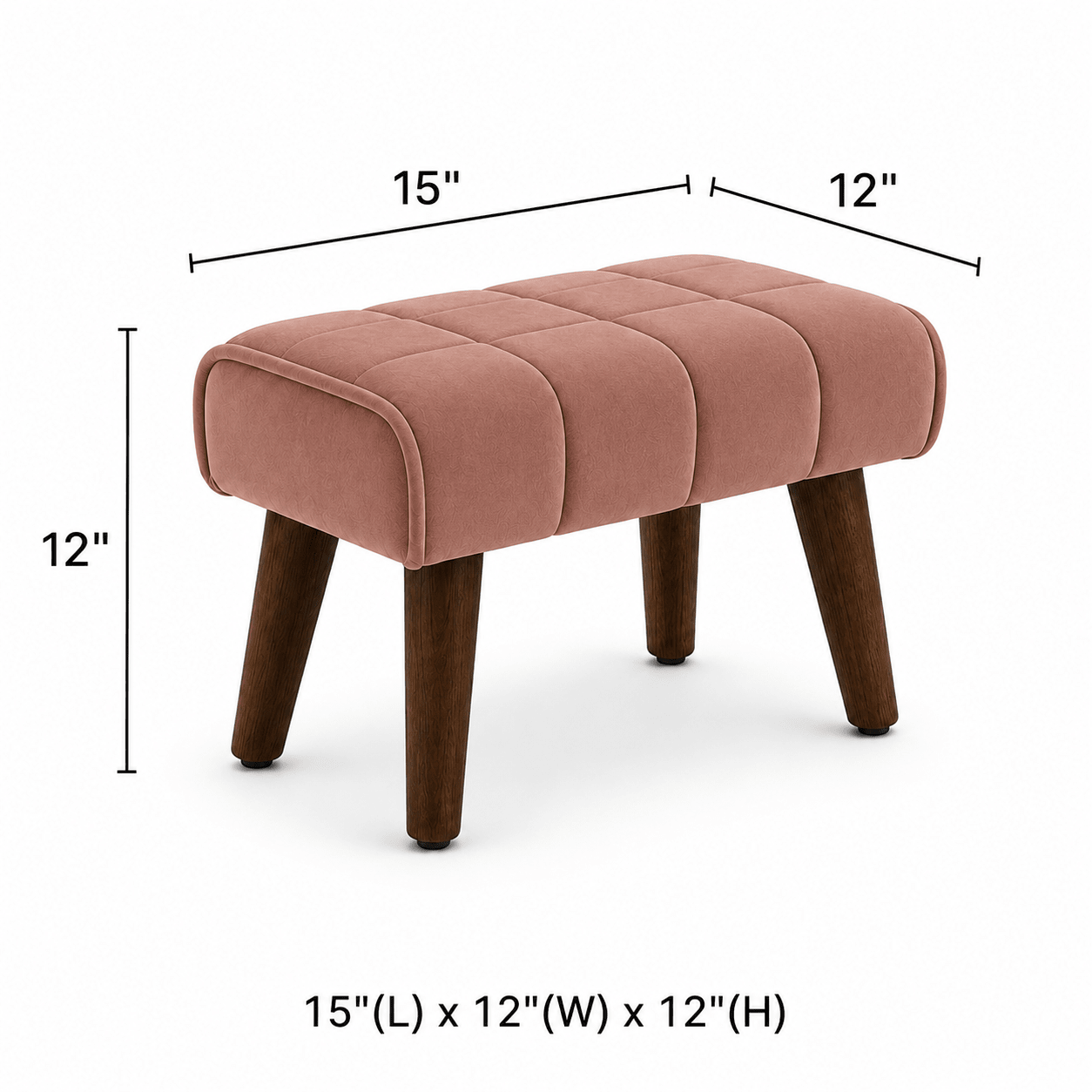 Blush Terra Ottoman - Plush Livings
