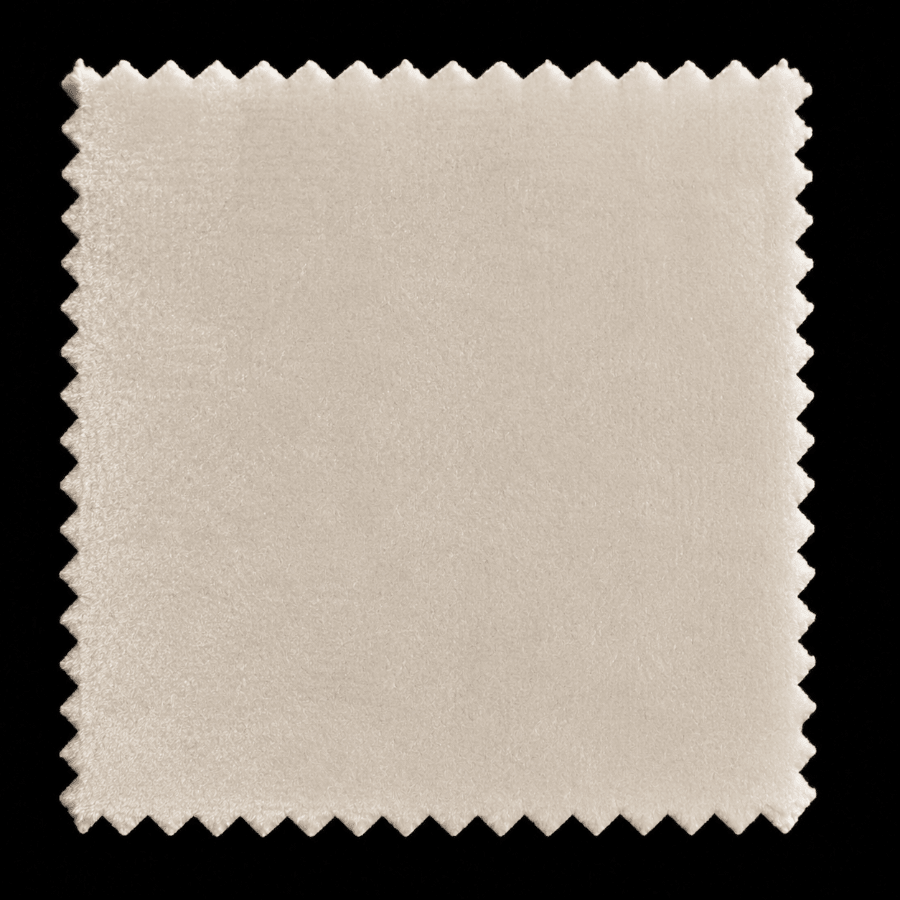 Ivory Noir Ottoman - Plush Livings