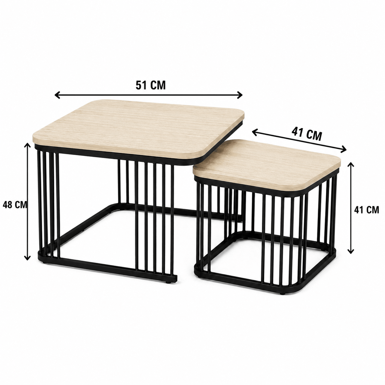 Linea Nesting Tables - Plush Livings