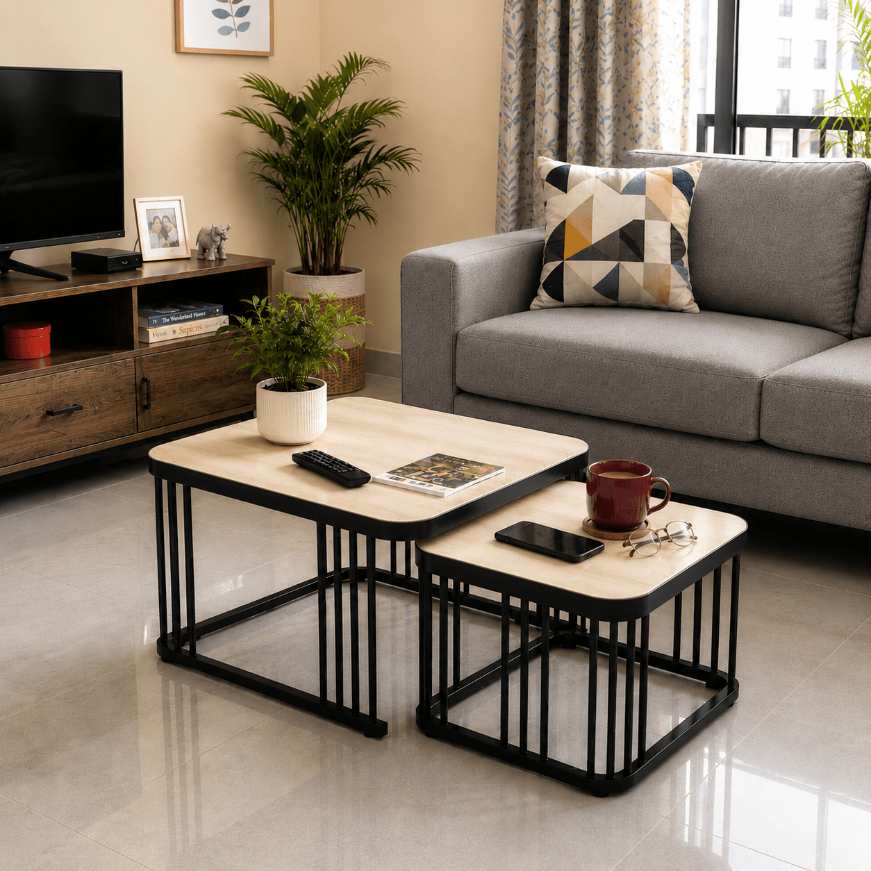 Linea Nesting Tables - Plush Livings