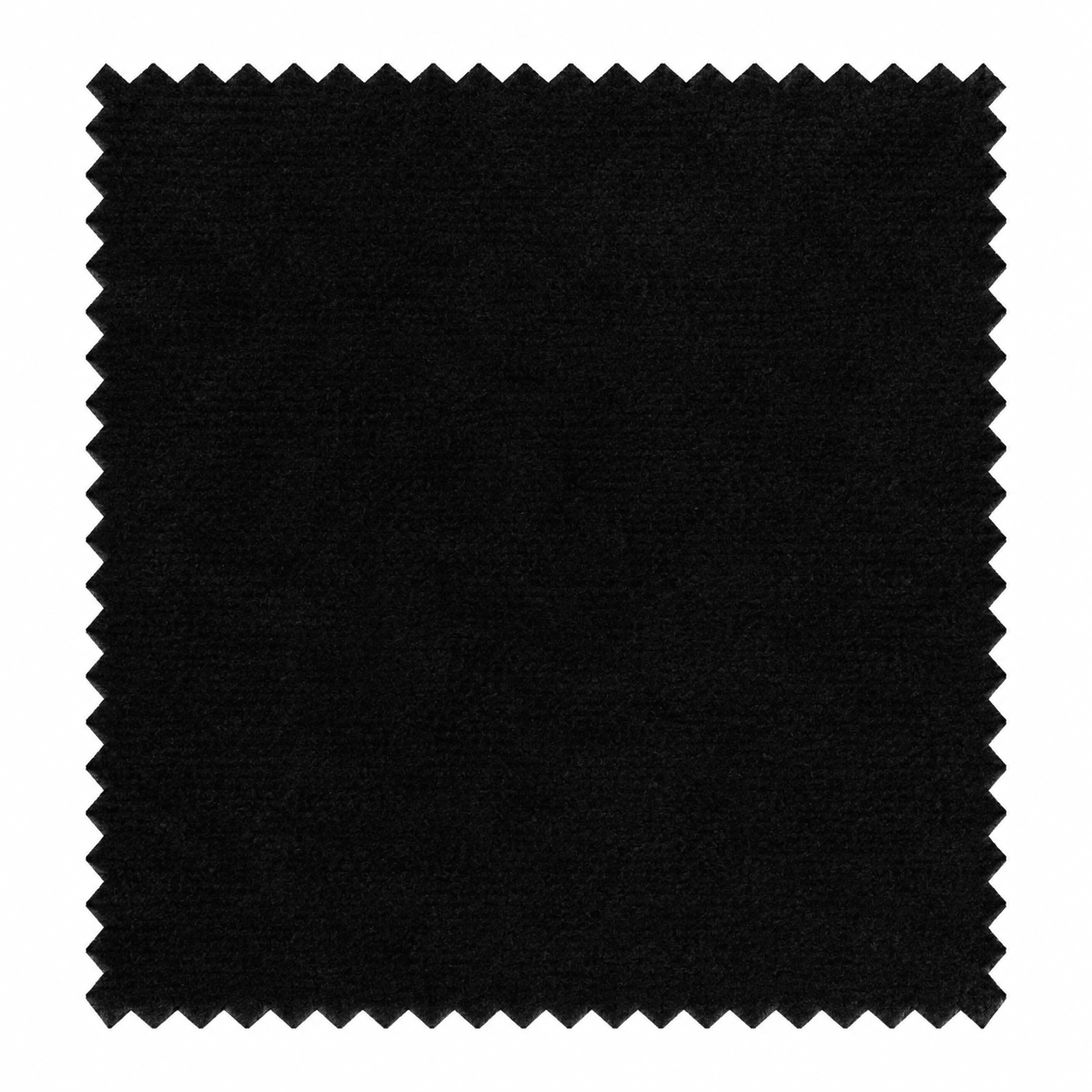 Obsidian Black Ottoman - Plush Livings