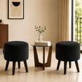 Obsidian Black Ottoman