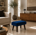 Navy Muse Ottoman