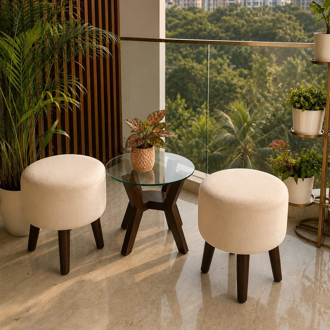 Pearl Nest Ottoman - Plush Livings