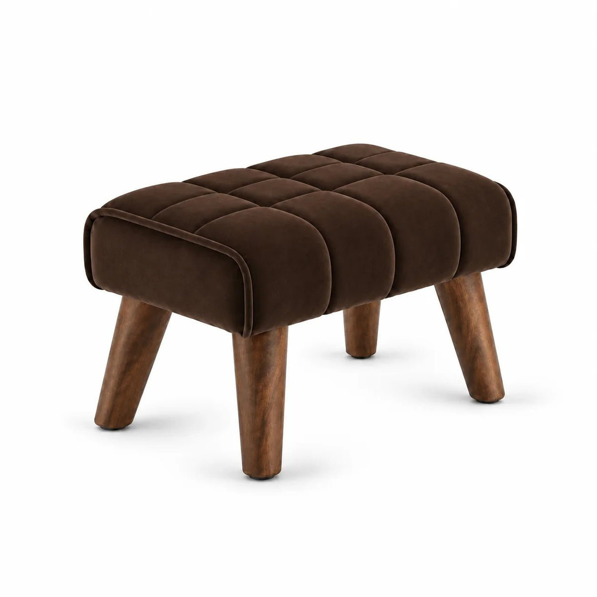 Walnut Dusk Ottoman - Plush Livings